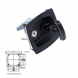 Foldable T-shaped handle with handle lock