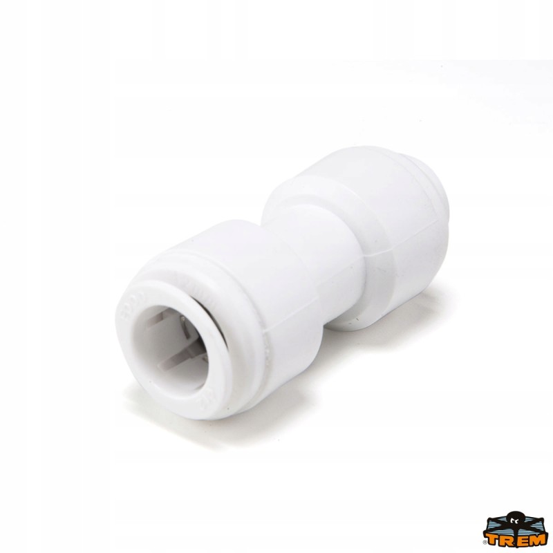 Water quick connector for a 12mm hose, straight quick