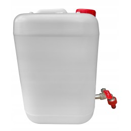 Plastic canister with tap, 10-liter tank