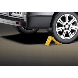 E36 wheel chock folded with a steel insert