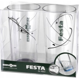 Set Festa Serenade glasses, 2 pcs, unbreakable
