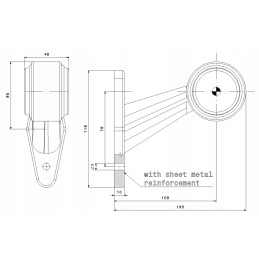 Fristom FT 009c LED corner marker lamp