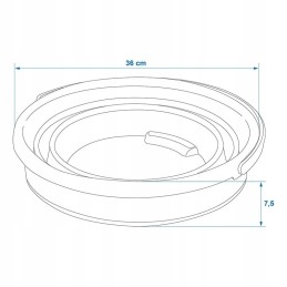 Bucket 15l, foldable bucket, bowl