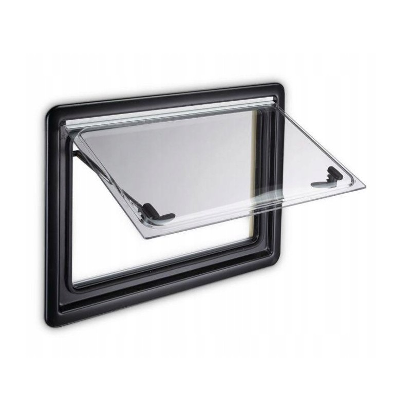 Hinged window with double blind Seitz S4 1100x550mm