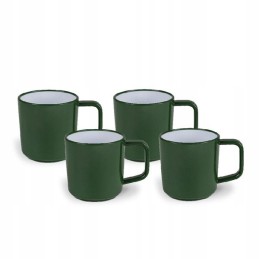Kampa Fern mugs, 4 pcs, green