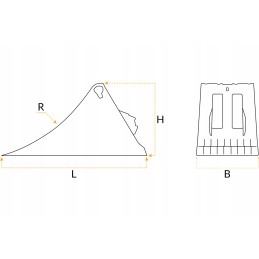 Chock lock - wheel lock when stationary. Stop