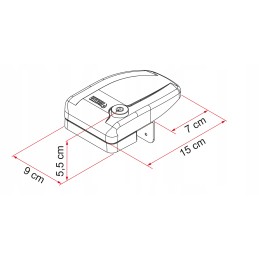 Fiamma frame protection for camper, gray, 3 pcs