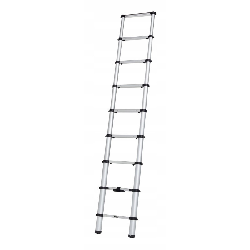 Telescopic ladder van ladder 9 steps incl fixation bag thule