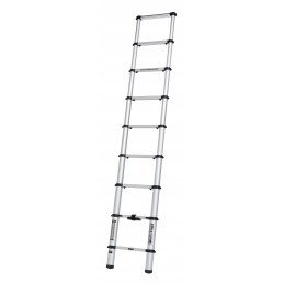 Telescopic ladder van ladder 9 steps incl fixation bag thule