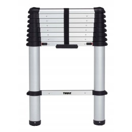 Telescopic ladder van ladder 9 steps incl fixation bag thule