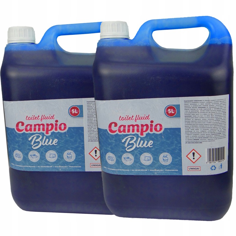 Fluid for camping tourist toilets blue 10l