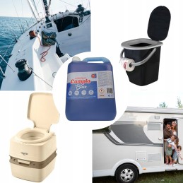 Fluid for camping tourist toilets blue 10l