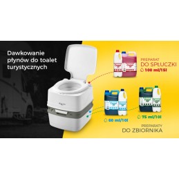 Fluid for camping tourist toilets blue 10l