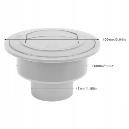 Air outlet nozzle for camper trailer 100mm