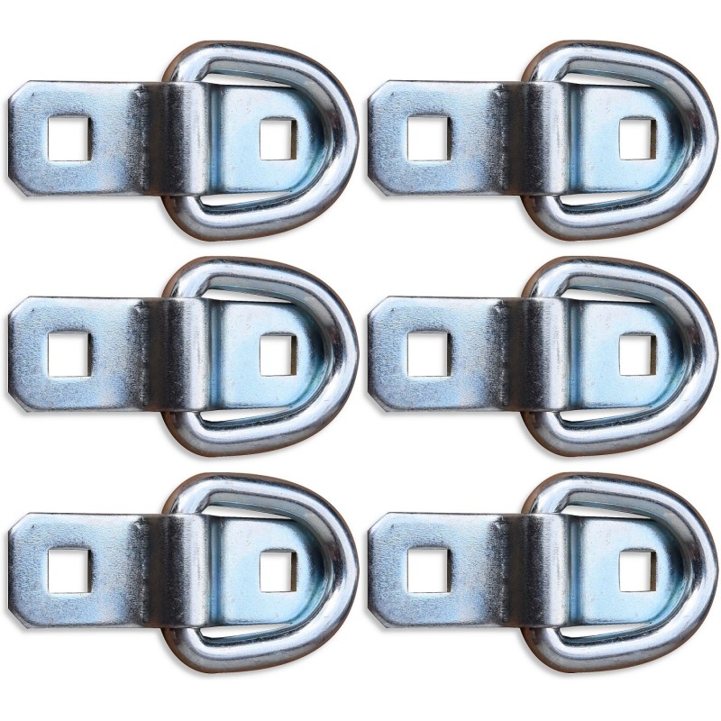 6x strong floor holder for securing a load of 800 kg