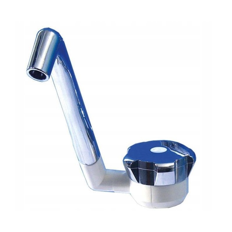 Novo super cold water faucet, white chrome comet