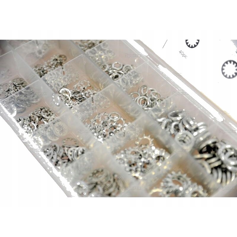 Set of spring washers 720 pcs. Compak
