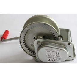 Hand winch for a 900kg al ko tow truck trailer with a steel rope