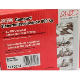 Hand winch for a 900kg al ko tow truck trailer with a steel rope