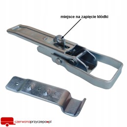 Side lock, catch, galvanized, reinforced lock, set