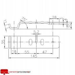 Side lock, catch, galvanized, reinforced lock, set