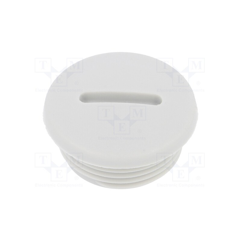 5 pcs x HUMMEL - 1.251.2500.50 - Stopper, M25, 1.5, IP54, polyamide, grey, V-N-FS, Thread: metric