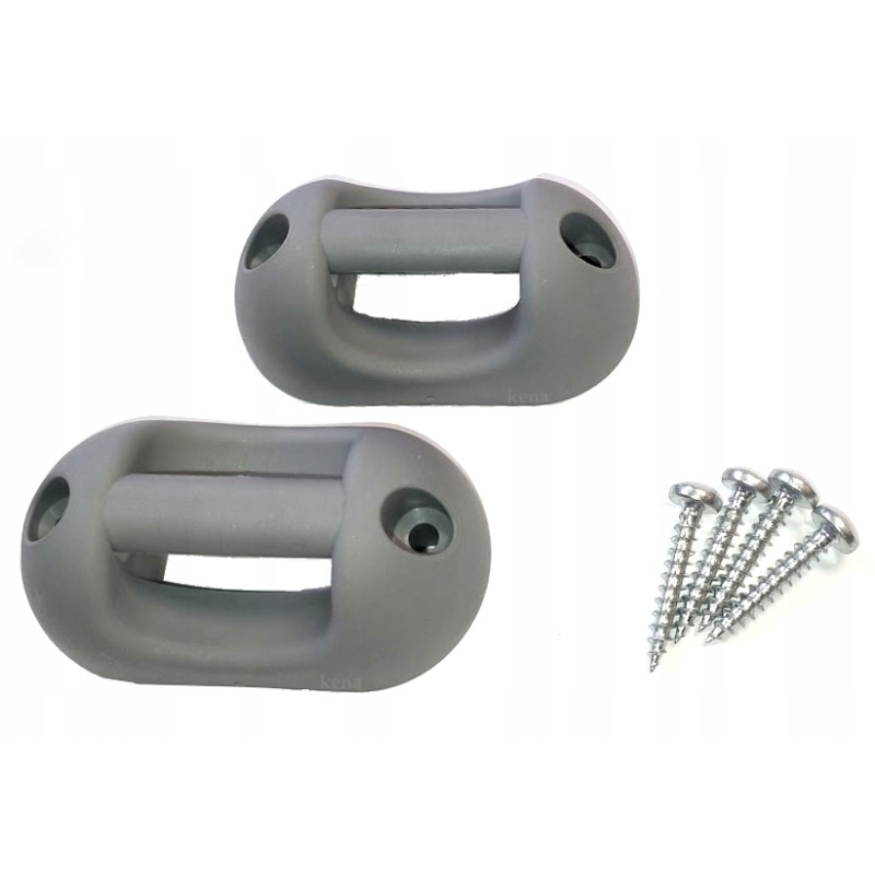 2 large mounting brackets for hanging ladder organizer tapes