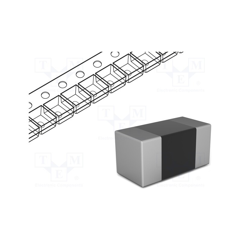 100 pcs x EATON ELECTRONICS - MFBW1V2012-310-R - Ferrite: bead, Imp.@ 100MHz: 31Ω, SMD, 0805, R: 50mΩ, -55÷125°C, 3A