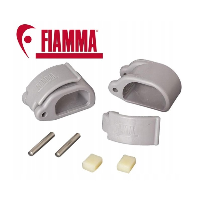 Awning support lock for a Fiamma camper