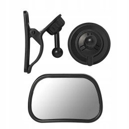 Additional interior mirror, suction cup clip