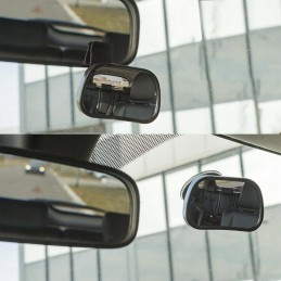Additional interior mirror, suction cup clip