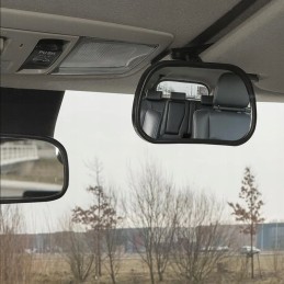 Additional interior mirror, suction cup clip