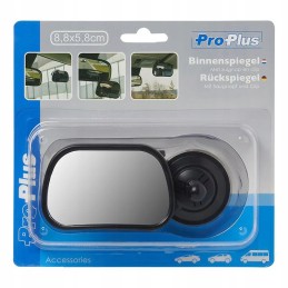 Additional interior mirror, suction cup clip
