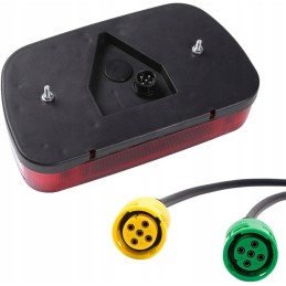 2x trailer rear lights 12v 24v set