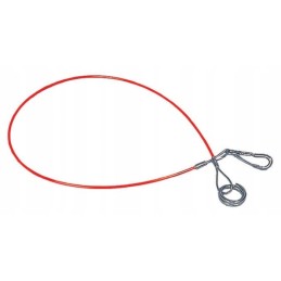 Emergency safety rope with carabiner hook