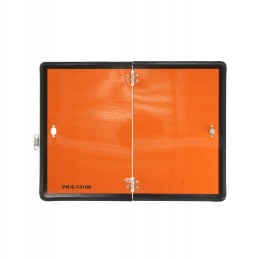 ADR warning board, vertically foldable, orange