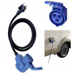 Carbest Schuko Cee connection with a flap for a camper