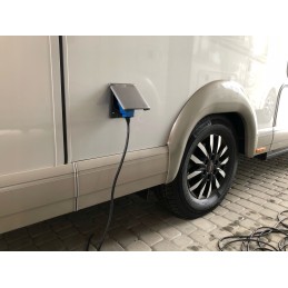 Carbest Schuko Cee connection with a flap for a camper