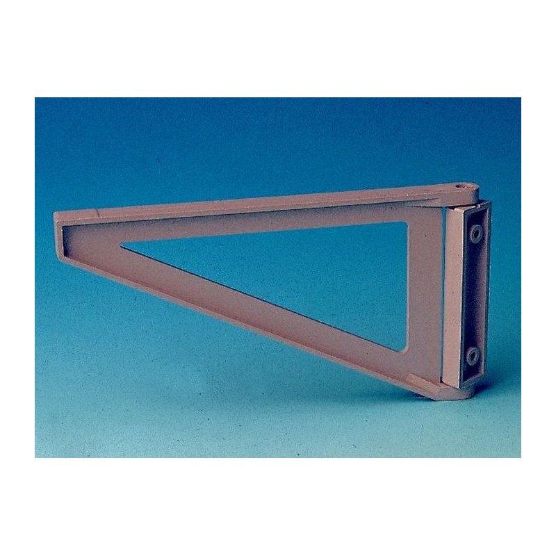 A holder for the top shelf in the Comet camper trailer