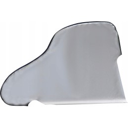 Silver drawbar cover, size 12, Hindermann
