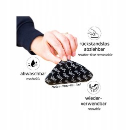 Magnetic cup mats, 2 pieces, 8 x 8 cm