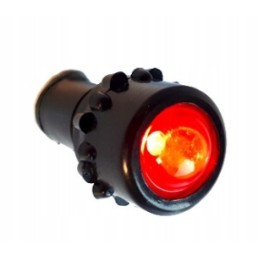 Round red LED indicator lamp