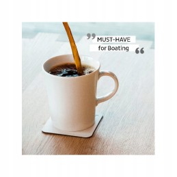 Magnetic mug coasters, 2 pcs, 8x8cm