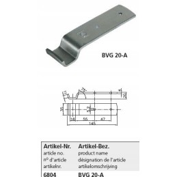Winterhoff side fastener for attaching the tilting side of a trailer with a lock