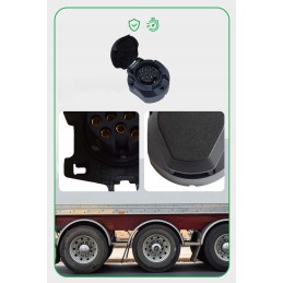 Trailer socket, 13 poles, 13 pin camera