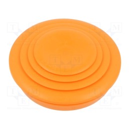 5 pcs x OBO BETTERMANN - EDK 32 OR - Grommet, elastomer thermoplastic TPE, orange, Øcable: 0÷28mm