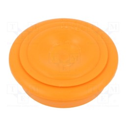 5 pcs x OBO BETTERMANN - EDK 25 OR - Grommet, elastomer thermoplastic TPE, orange, Øcable: 0÷22mm