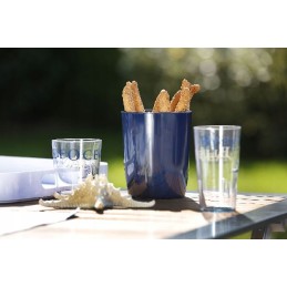Blue ocean melamine table waste container