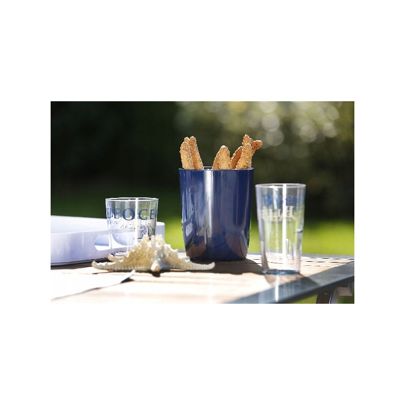 Blue ocean melamine table waste container
