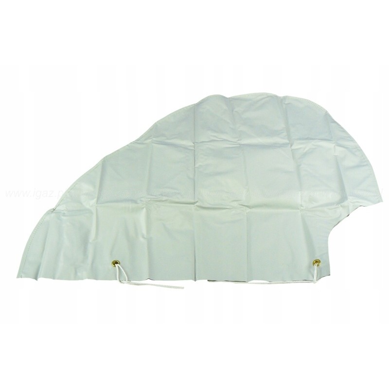 Cover for the towbar of a caravan